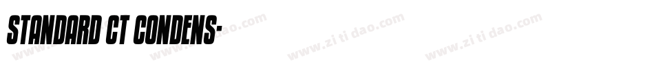 Standard CT Condens字体转换